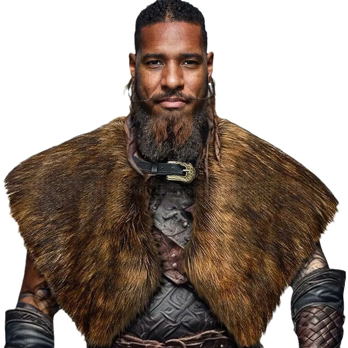 Women'S Accessories Clothing - Halloween Fur Collar Winter Clothing King