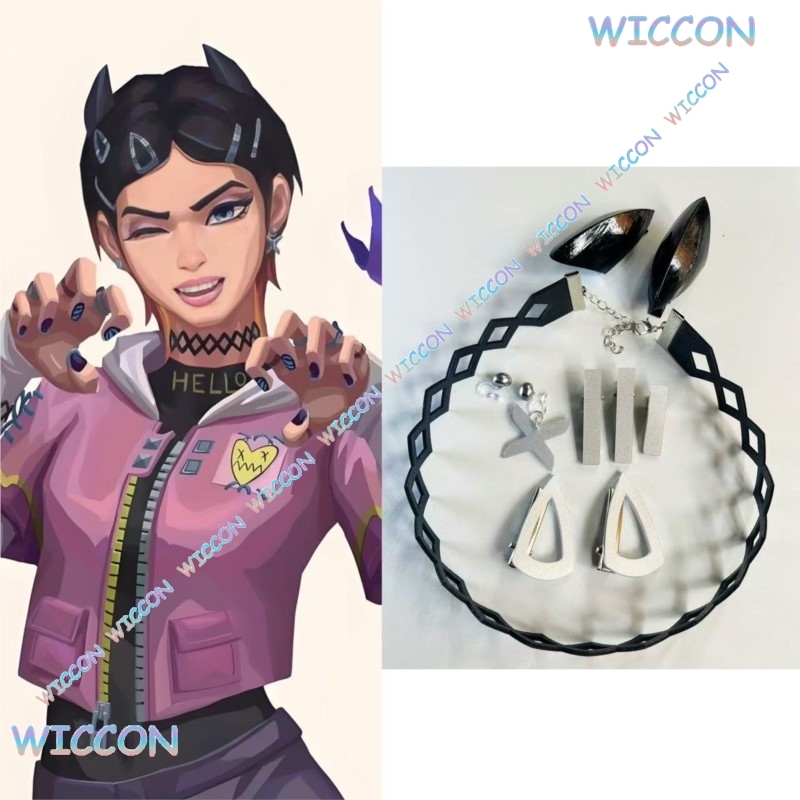 Women Accessories Aesthetic - Valorant Clove Clip Collar Butterfly Earrings