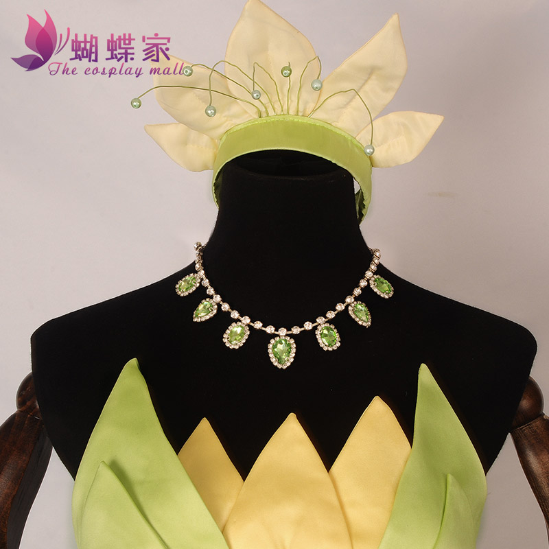 Princess Tiana Dress Cosplay C - огляд і ціна Women Accessories Aesthetic