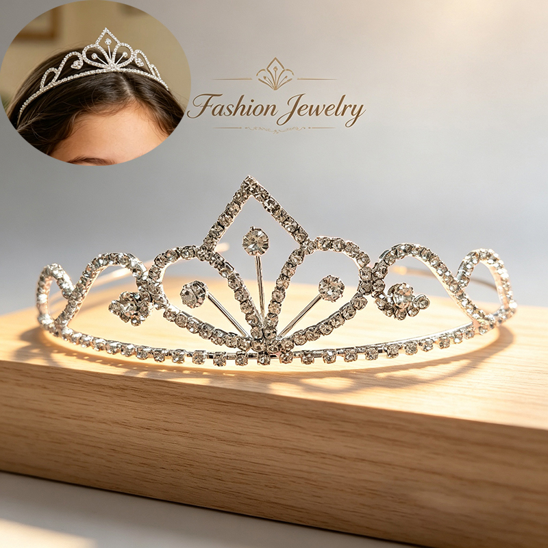 Silver Color Rhinestone Bridal - огляд і ціна Women Accessories Aesthetic