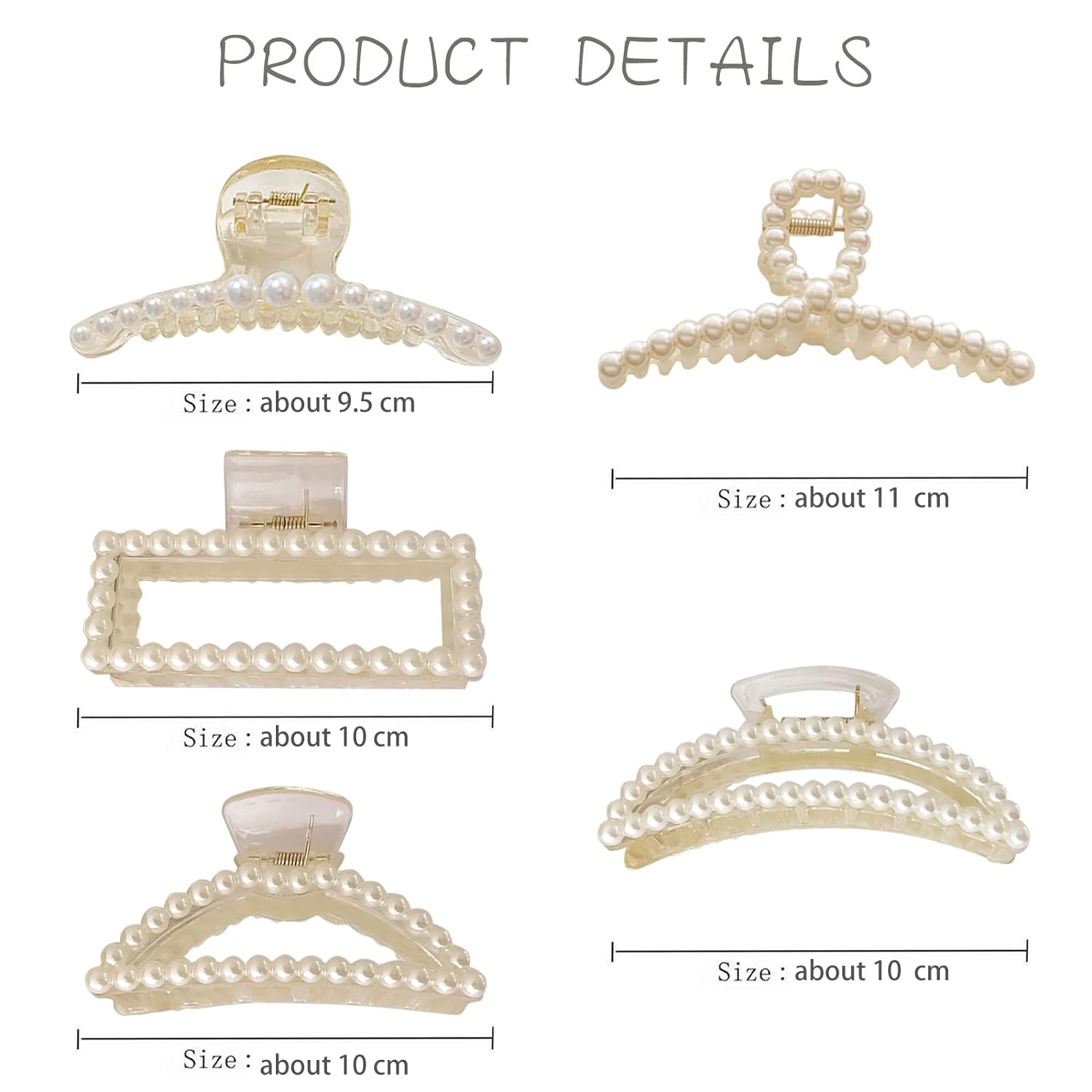 Elegant Imitation Pearl Hair C - огляд і ціна Women Accessories Online