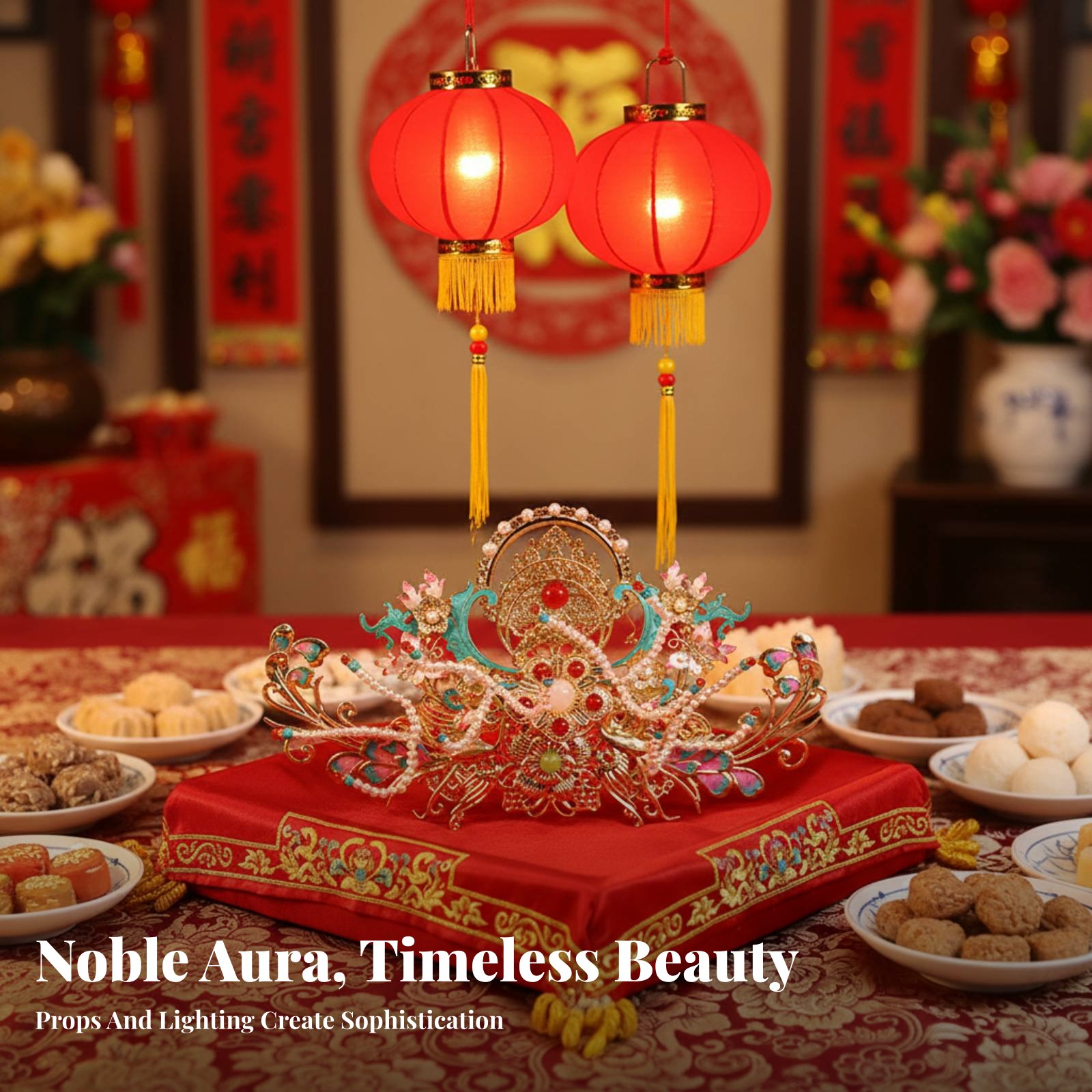 Traditional Chinese Hair Crown - огляд і ціна Women Accessories Aesthetic