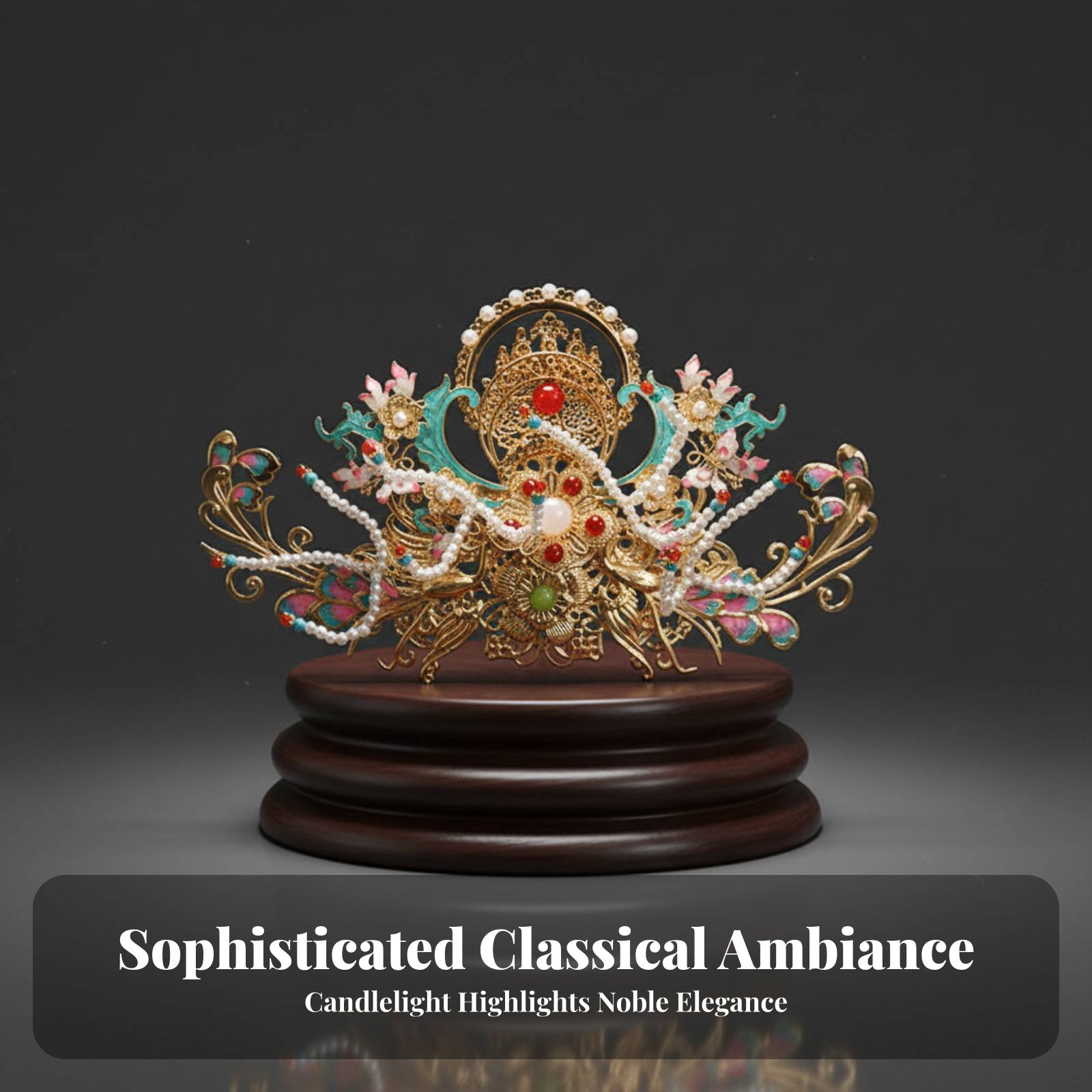 Traditional Chinese Hair Crown - огляд і ціна Women Accessories Aesthetic