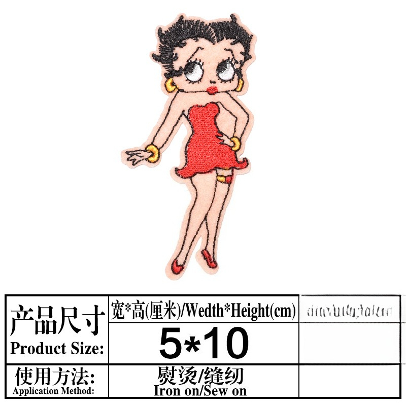 Betty Boop Patch High Color Va - огляд і ціна Women'S Accessories Clothing