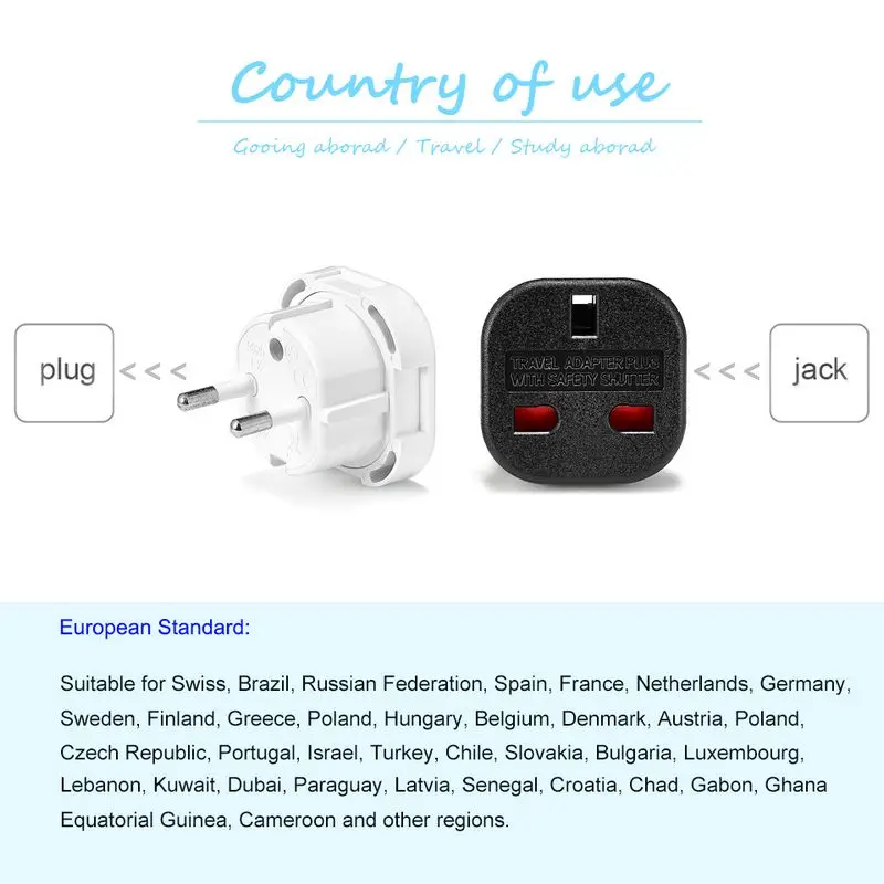 UK To EU Euro Electric Travel  - огляд і ціна Women Accessories In Uk