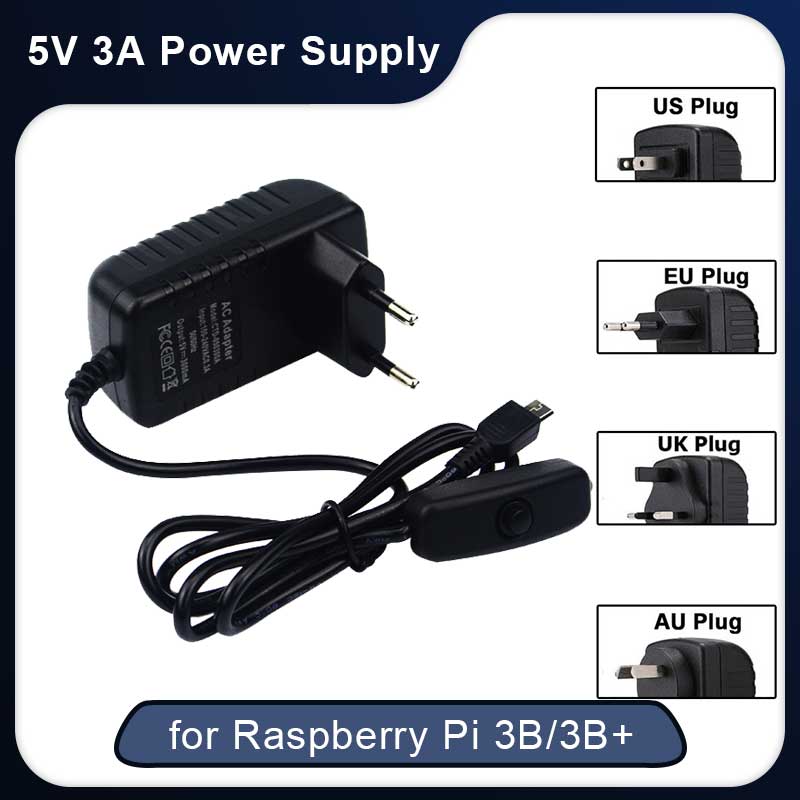 5V 3A Raspberry Pi 3 Model B+  - огляд і ціна Women Accessories In Uk