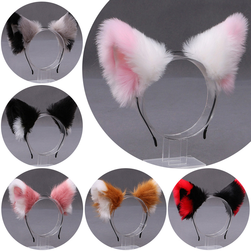 Fluffy Fox Cat Ear Plush Headb - огляд і ціна Women Accessories Aesthetic