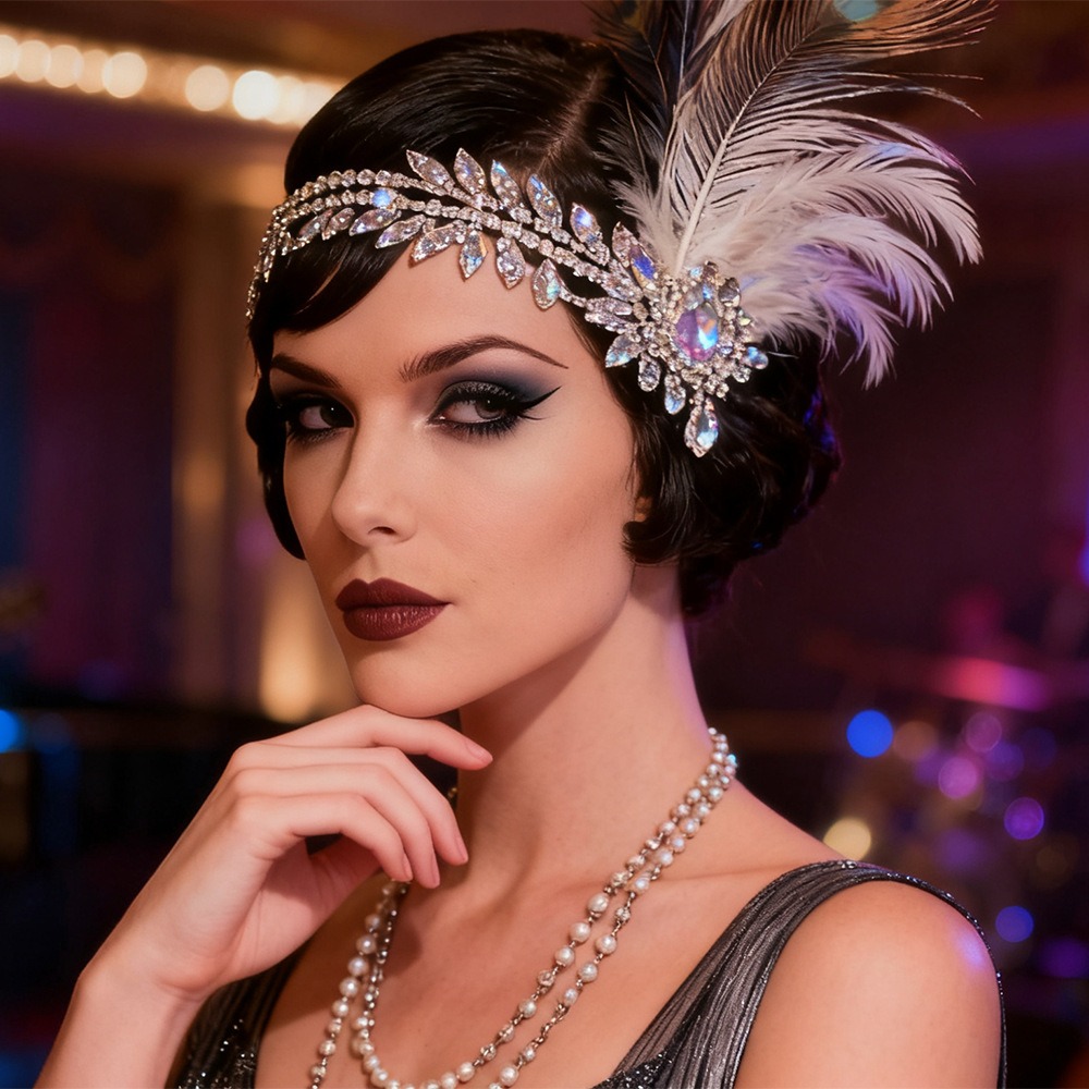 Retro Vintage Feather Headband - огляд і ціна Women Accessories Online