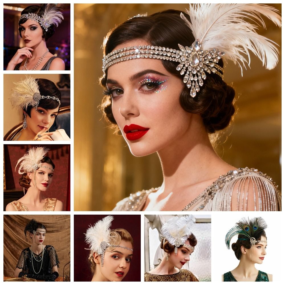Retro Vintage Feather Headband - огляд і ціна Women Accessories Online