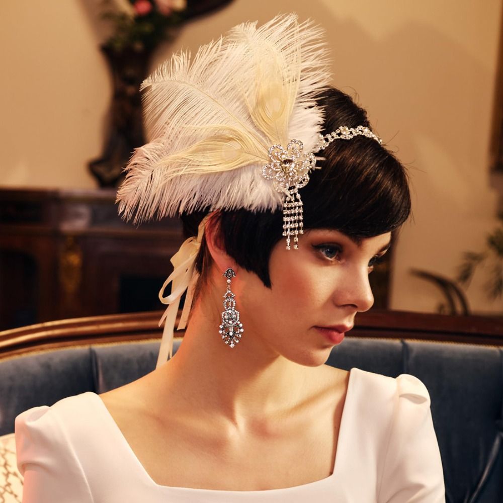 Retro Vintage Feather Headband - огляд і ціна Women Accessories Online