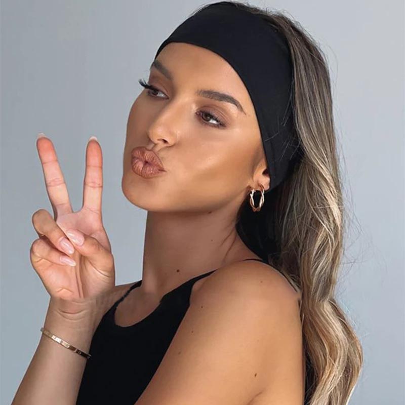 New Colorful Elastic Headband  - огляд і ціна Women Accessories Online