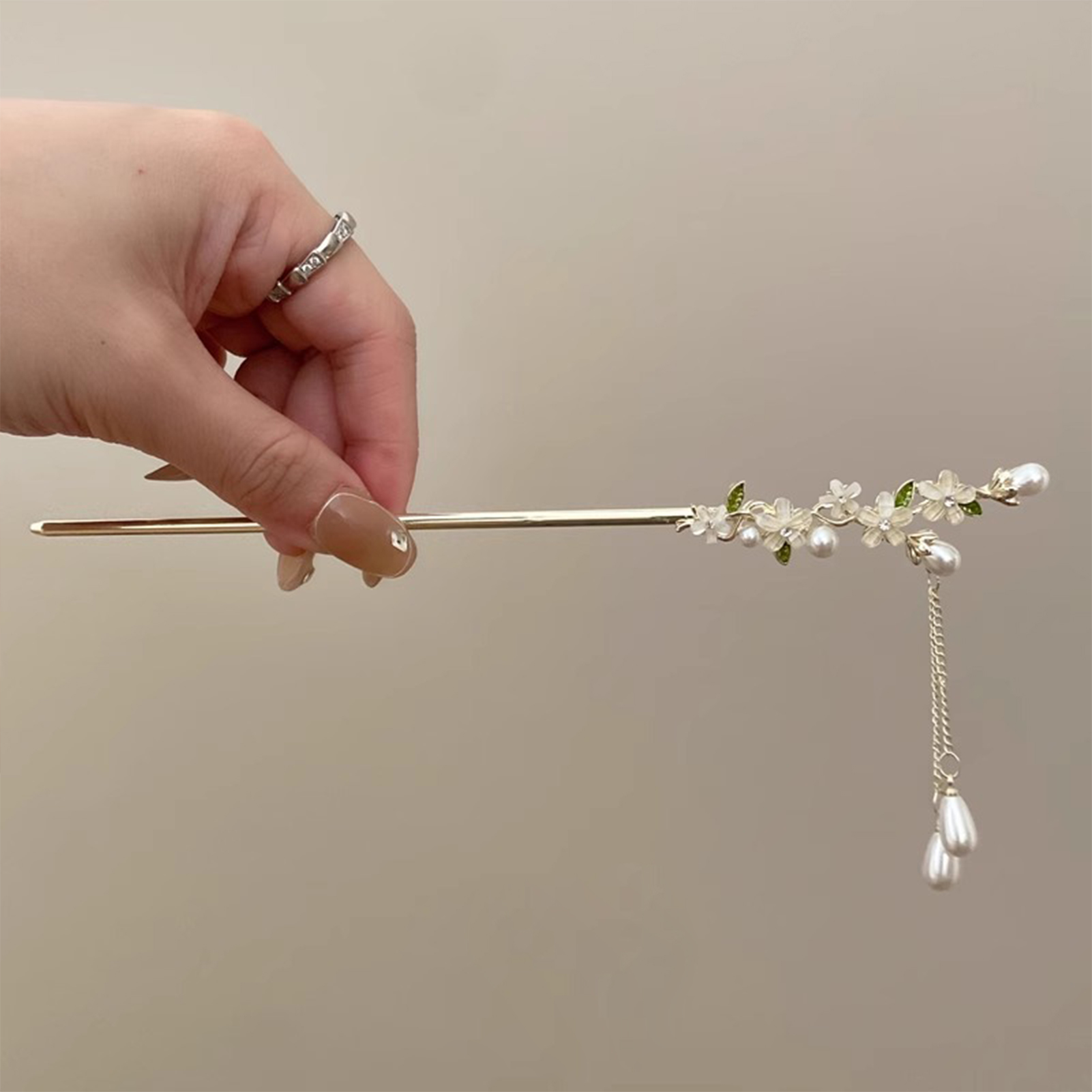 Secure Hold Hair Stick Gracefu - огляд і ціна Pearl Hair Pin